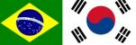 Partido entre Brasil 4 - Corea del Sur 1